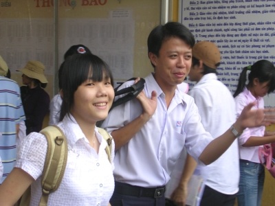 Thí sinh ra sớm với nhiều nụ cười tươi - 3 Thí sinh ra sớm với nhiều nụ cười tươi - 3