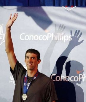 Michael Phelps phá KLTG tồn tại 6 năm - 2 Michael Phelps phá KLTG tồn tại 6 năm - 2
