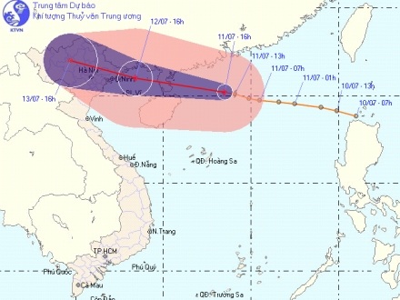 Trưa mai, bão số 4 “tấn công” Quảng Ninh - Hải Phòng - 1 Trưa mai, bão số 4 “tấn công” Quảng Ninh - Hải Phòng - 1