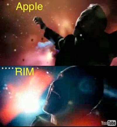 BlackBerry “nhại” quảng cáo của Apple? - 1