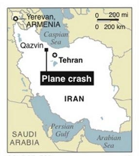 Chùm ảnh: Máy bay Iran vỡ vụn tại hiện trường - 1 Chùm ảnh: Máy bay Iran vỡ vụn tại hiện trường - 1