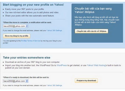 Yahoo! 360 đóng cửa