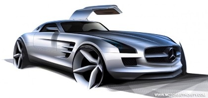 Mercedes sẽ sản xuất xe SLS chạy điện - 2 Mercedes sẽ sản xuất xe SLS chạy điện - 2