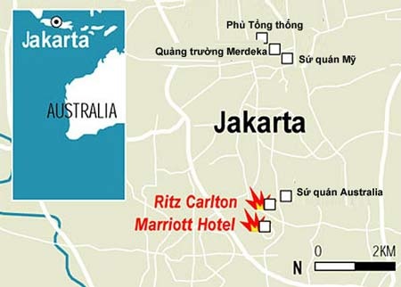 Đánh bom liên tiếp 2 khách sạn, 9 người thiệt mạng, 50 người bị thương - 2