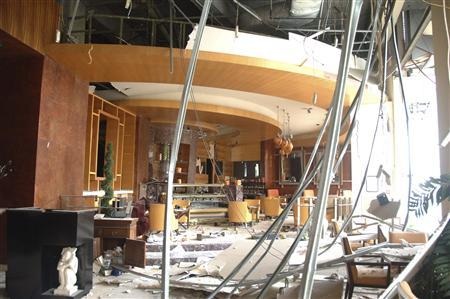 Phát hiện bom chưa nổ ở khách sạn vừa bị tấn công - 1 Phát hiện bom chưa nổ ở khách sạn vừa bị tấn công - 1