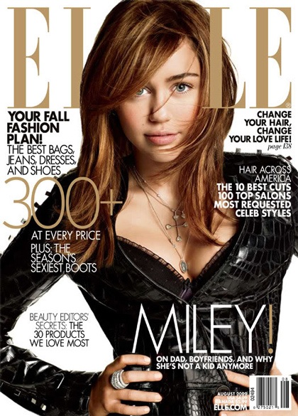 Bất ngờ với hình ảnh của sao teen Miley Cyrus trên Elle - 6