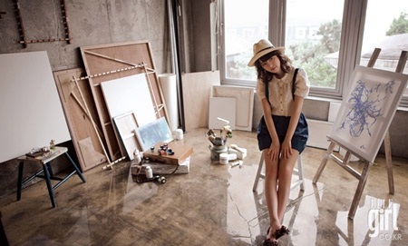 Goo Hye Sun xinh tươi đi bán... cà phê - 17