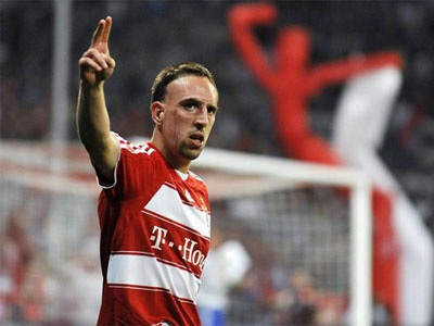 Bayern hét giá 80 triệu bảng cho Ribery - 1 Bayern hét giá 80 triệu bảng cho Ribery - 1