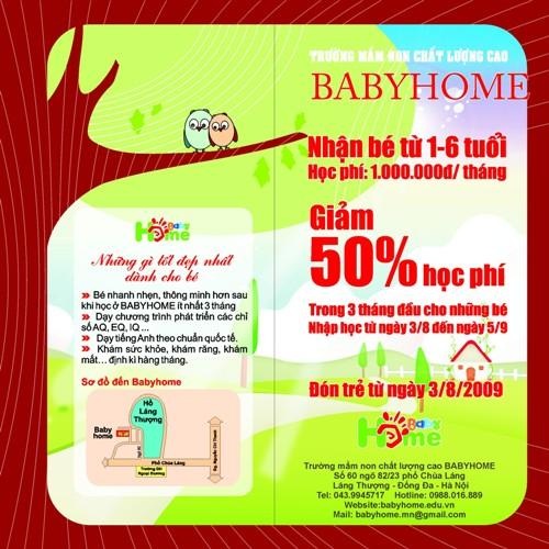 Baby Home - Nơi ươm mầm tài năng vượt trội - 3 Baby Home - Nơi ươm mầm tài năng vượt trội - 3