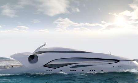 Ngắm 2 siêu du thuyền có hình thù “kỳ quái” - 1 Ngắm 2 siêu du thuyền có hình thù “kỳ quái” - 1