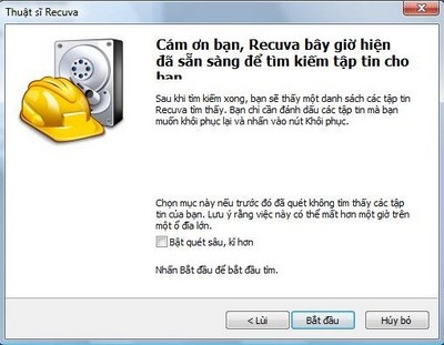 Khôi phục dữ liệu đơn giản và nhanh chóng - 5 Khôi phục dữ liệu đơn giản và nhanh chóng - 5