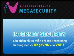 MegaSecurity - Dịch vụ ưu việt bảo vệ máy tính cho thuê bao MegaVNN - 1