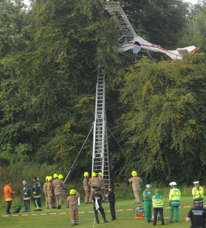 Chùm ảnh: Máy bay hạ cánh trên ngọn cây - 2