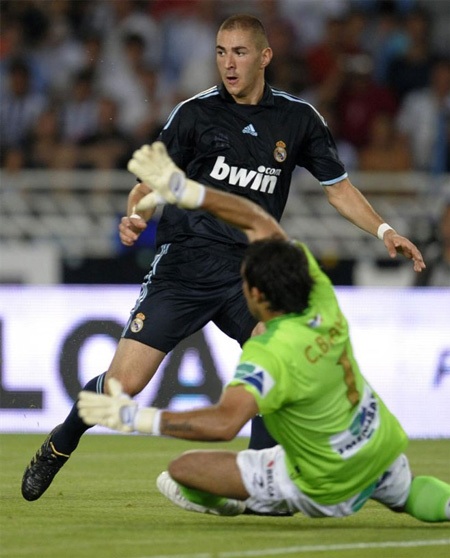 Benzema lập công, Real Madrid hạ gục Sociedad - 3 Benzema lập công, Real Madrid hạ gục Sociedad - 3