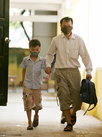 Chùm ảnh: “Ninja” đến trường - 4