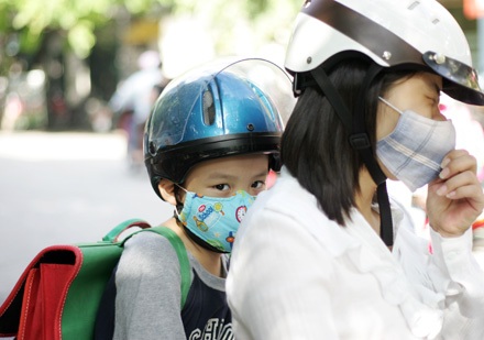 Chùm ảnh: “Ninja” đến trường - 1