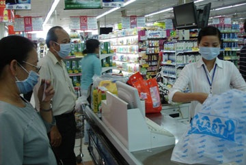 Siêu thị, TTTM nâng cấp độ phòng chống H1N1 - 2 Siêu thị, TTTM nâng cấp độ phòng chống H1N1 - 2