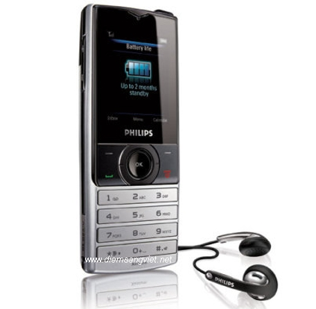 Điện thoại Philips công nghệ Pin Xenium siêu bền - 3 Điện thoại Philips công nghệ Pin Xenium siêu bền - 3