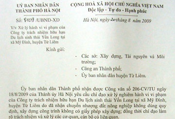 Yêu cầu xử lý nghiêm vụ xây biệt thự trên đất nông nghiệp - 1 Yêu cầu xử lý nghiêm vụ xây biệt thự trên đất nông nghiệp - 1