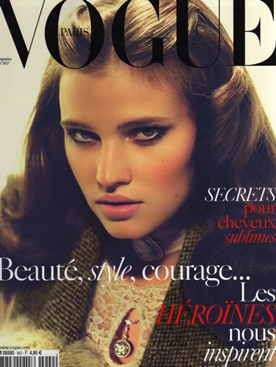 Lara Stone đẹp cổ điển trên Vogue - 1 Lara Stone đẹp cổ điển trên Vogue - 1