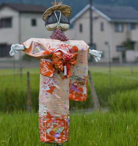 Chùm ảnh vui: Bù nhìn cũng làm điệu - 4