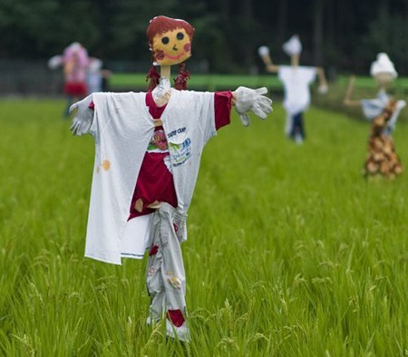 Chùm ảnh vui: Bù nhìn cũng làm điệu - 5