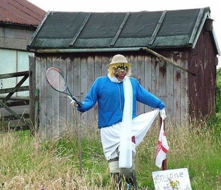 Chùm ảnh vui: Bù nhìn cũng làm điệu - 17