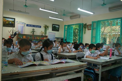 Thêm một trường tiểu học ở Hà Nội dính cúm - 1 Thêm một trường tiểu học ở Hà Nội dính cúm - 1