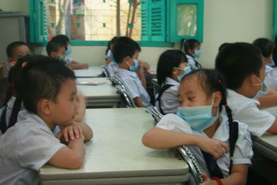 Thêm một trường tiểu học ở Hà Nội dính cúm - 2 Thêm một trường tiểu học ở Hà Nội dính cúm - 2