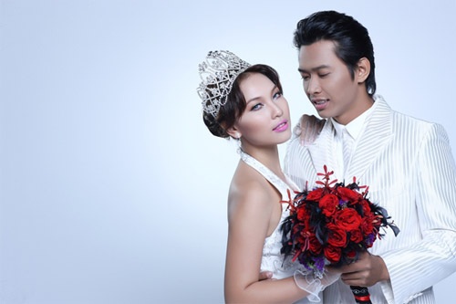 Ngắm ảnh cưới của siêu mẫu Hồ Đức Vĩnh và Quỳnh Thư | Báo Dân trí
