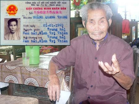 Gặp cụ ông hơn 100 tuổi thọ nhất tỉnh Quảng Trị - 1 Gặp cụ ông hơn 100 tuổi thọ nhất tỉnh Quảng Trị - 1