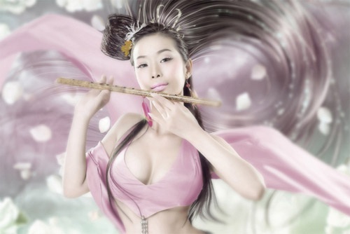 Lê Kiều Như làm “tiên nữ trong tranh” - 9 Lê Kiều Như làm “tiên nữ trong tranh” - 9