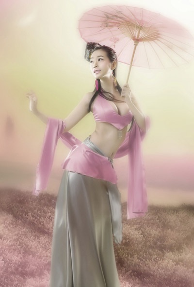 Lê Kiều Như làm “tiên nữ trong tranh” - 2 Lê Kiều Như làm “tiên nữ trong tranh” - 2