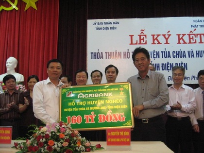 Agribank hỗ trợ 160 tỷ đồng giảm nghèo cho Điện Biên - 1 Agribank hỗ trợ 160 tỷ đồng giảm nghèo cho Điện Biên - 1