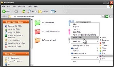 “Tô màu” cho thư mục trên Windows XP - 1 “Tô màu” cho thư mục trên Windows XP - 1