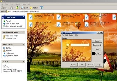 “Tô màu” cho thư mục trên Windows XP - 7