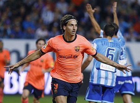 Ibrahimovic “phát hỏa”, Barcelona thăng hoa tại La Rosaleda - 2