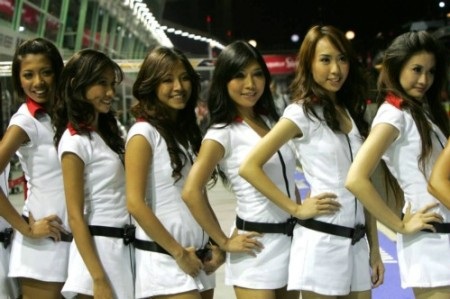 Kiều nữ trên đường đua đêm Singapore - 8