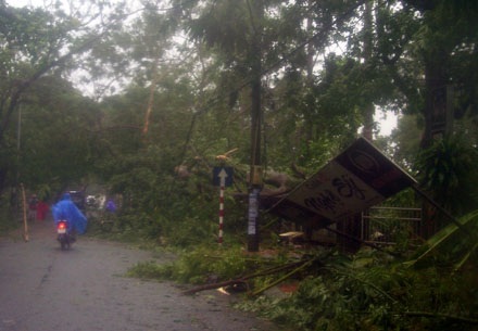 Chùm ảnh: Hiện trường nơi bão quét qua - 11