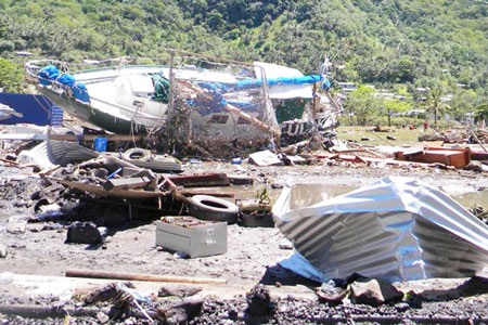Ảnh sóng thần tàn phá quần đảo Samoa - 12