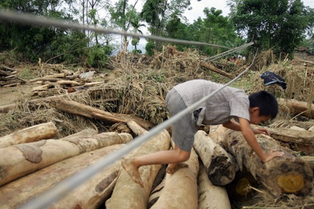 Chùm ảnh: Nơi cơn bão đi qua - 9