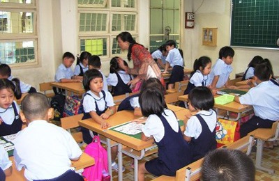 Xôn xao kiểu học mới của một trường tiểu học - 1 Xôn xao kiểu học mới của một trường tiểu học - 1
