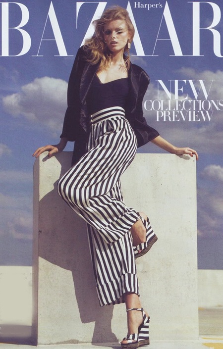 Maryna Linchuk sành điệu, trẻ trung trên Harper's Bazaar - 1