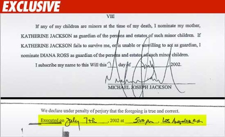 Phát hiện nhầm lẫn trong di chúc của Michael Jackson - 2