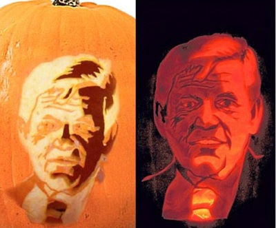 Bí ngô Halloween kí họa chân dung người nổi tiếng - 10 Bí ngô Halloween kí họa chân dung người nổi tiếng - 10