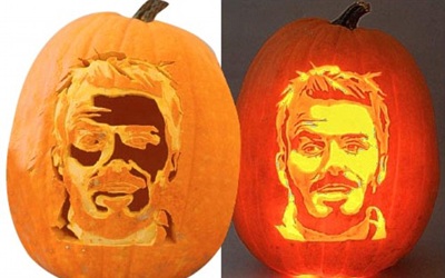 Bí ngô Halloween kí họa chân dung người nổi tiếng - 3 Bí ngô Halloween kí họa chân dung người nổi tiếng - 3