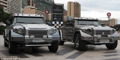 Xe bọc thép triệu đô của người Nga - 3 Xe bọc thép triệu đô của người Nga - 3