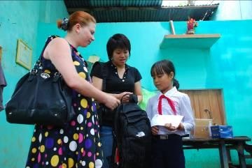 Hành trình “Tiếp sức đến trường” tại miền Trung - 4