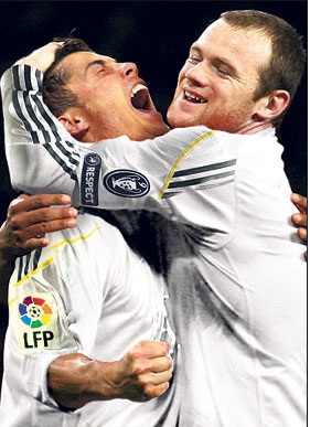 C. Ronaldo gạ gẫm Rooney gia nhập Real Madrid - 1