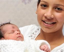 11 tuổi lên chức mẹ đúng vào ngày cưới - 1